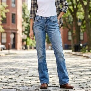 Vintage Y2K RL Polo Jeans Co Saturday Bootcut Jeans Stonewashed Blue 10/32